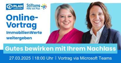 Online-Vortrag Immobilienwerte weitergeben