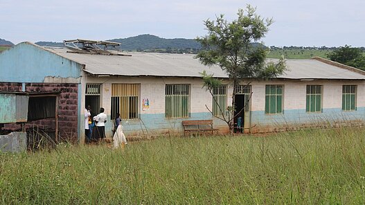 Das Gesundheitszentrum in der Geflüchtetensiedlung in Ura, Äthiopien.